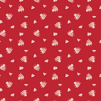 Springs Creative World Piece Red Pagoda Cotton Fabric