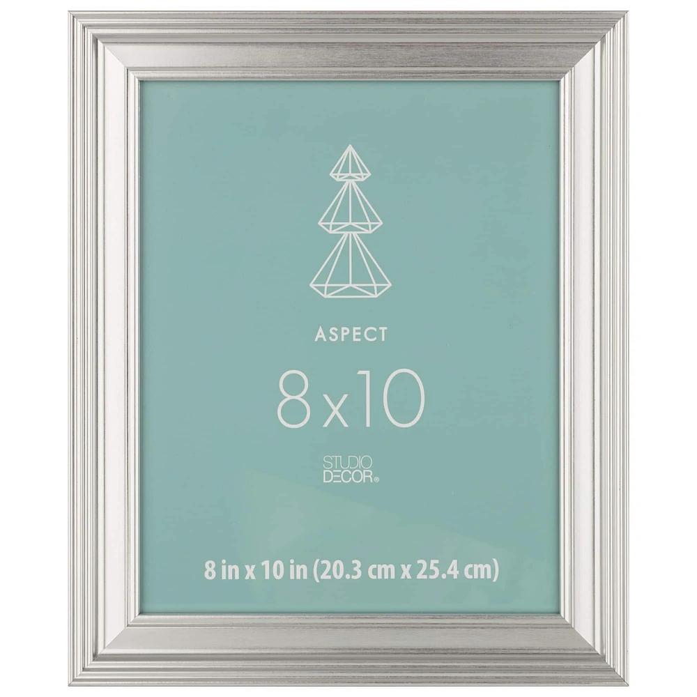 Silver Wide 8" x 10" Frame, Aspect by Studio Décor®