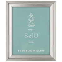 Silver Wide 8" x 10" Frame, Aspect by Studio Décor®