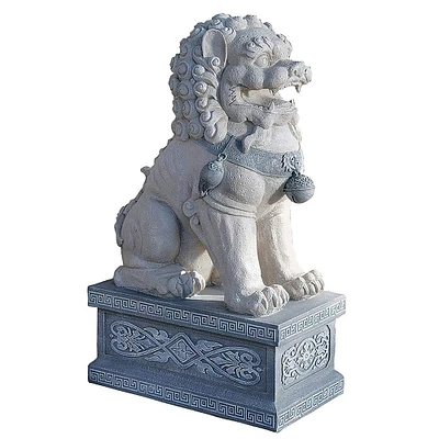 Design Toscano® 30" Giant Foo Dog of the Forbidden City Sculpture
