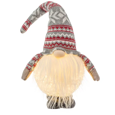 Haute Decor 18" Lighted Christmas Gnome