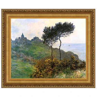 Design Toscano 28" The Church at Varengaville 1882 Canvas Replica Painting