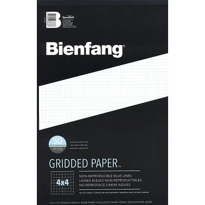 Speedball® Bienfang® 4" x 4" Grided Paper™ Pad, 11" x 17"