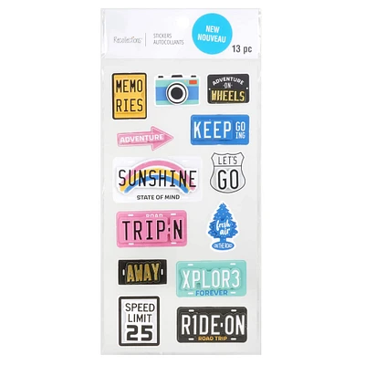 12 Pack: Travel Signs Stickers by Recollections™