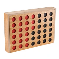 Toy Time Classic Four in a Row Wooden Game