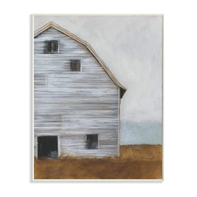 Stupell Industries Worn Old Barn Farm Wall Plaque