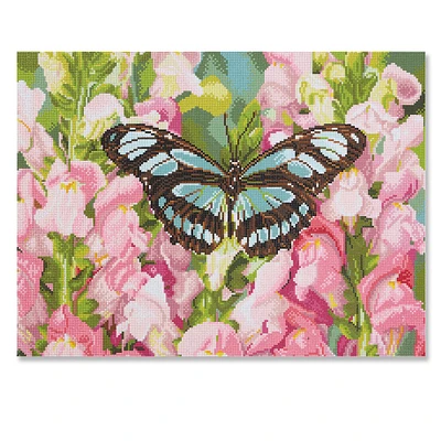 6 Pack: Butterfly & Flowers Painting Diamond Art Kit by Make Market®