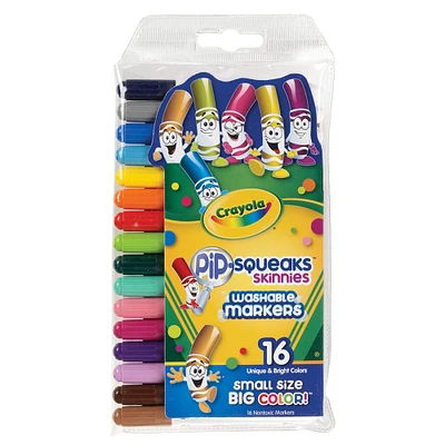 Crayola® Pip-Squeaks Skinnies Washable Markers, 16ct.