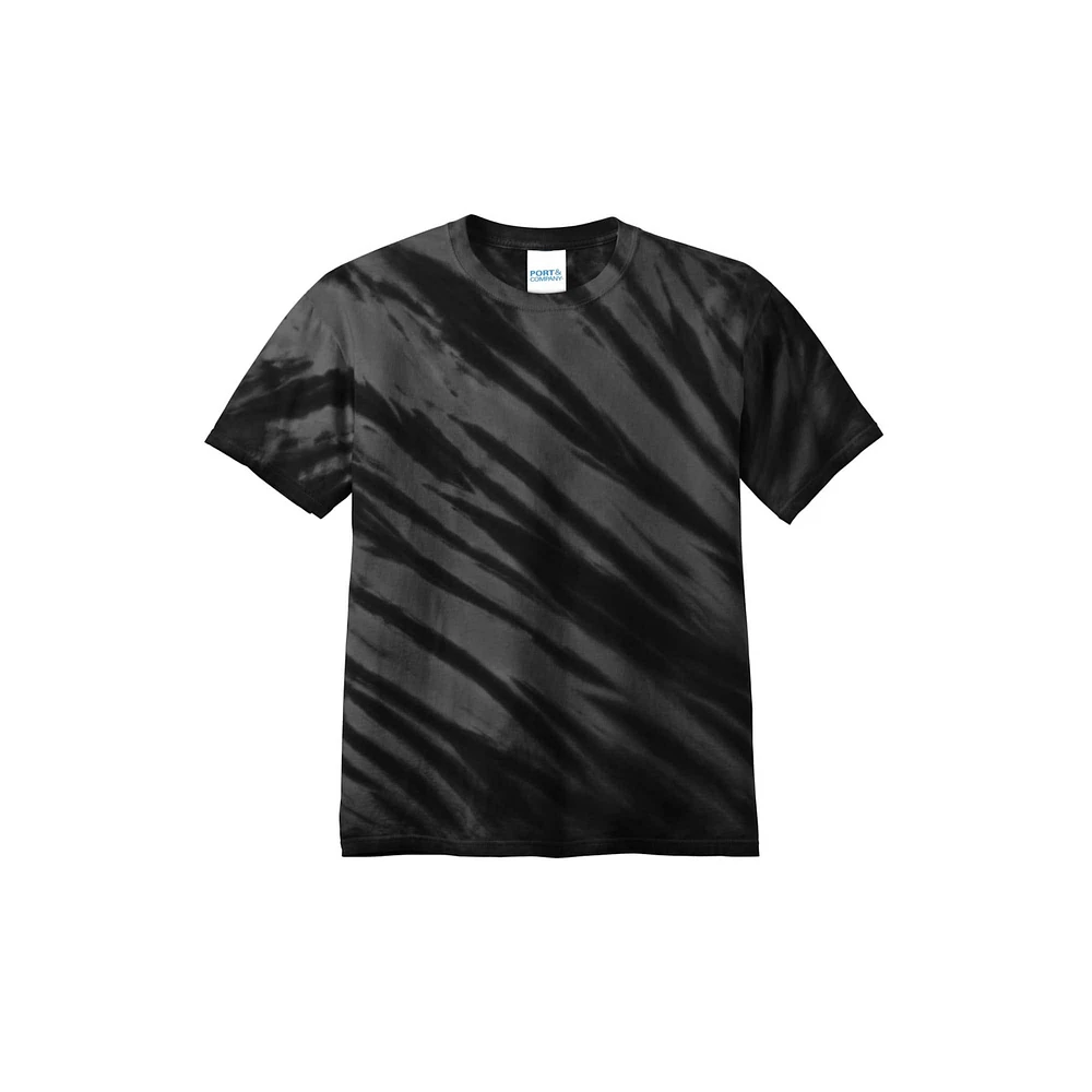 Port & Company® Tiger Stripe Tie-Dye T-Shirt