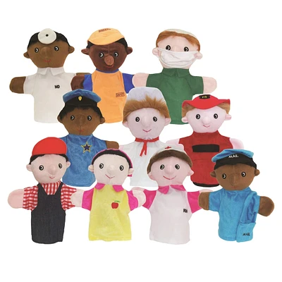 Get Ready Kids® Community Helper Puppets, Set of 10