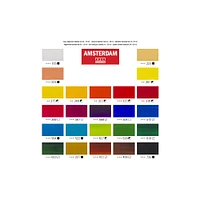 6 Packs: 24 ct. (144 total) Amsterdam Standard Series General Selection Acrylic Paints