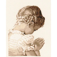 Vervaco Praying Girl Counted Cross Stitch Kit