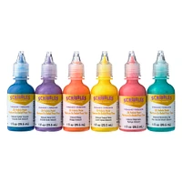 10 Packs: 6 ct. (60 total) Scribbles® Iridescent 3D Fabric Paint
