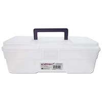 Akro-Mils 12" Clear Craft Supply Box