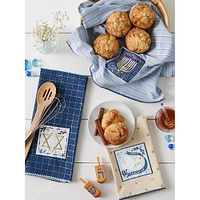 DII® Assorted Hanukkah Embellished Dishtowel Set