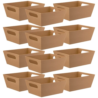 12 Pack: Kraft Gift Basket with Handles by Celebrate It™