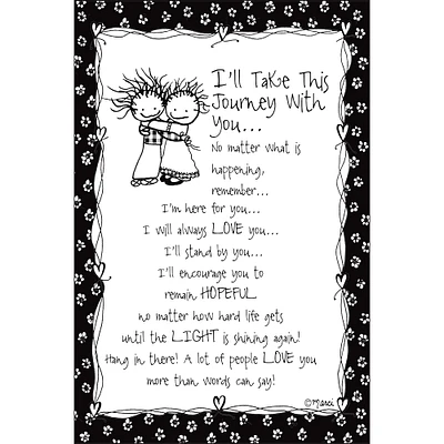 Children of the Inner Light® by Marci Art I'll Take This Journey with You Plaque