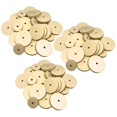 6 Packs: 3 Packs 60 ct. (1,080 total) Teacher Created Resources STEM Basics Wooden Wheels