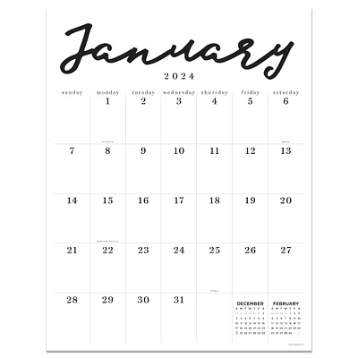 TF Publishing 2024 Art Poster Wall Calendar