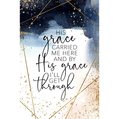 His Grace Carried Me Plaque