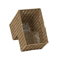 Household Essentials Seagrass Wicker Stair Basket