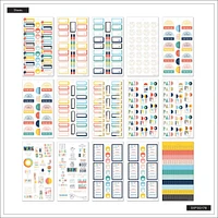 The Classic Happy Planner® Bright Retro Value Pack Stickers