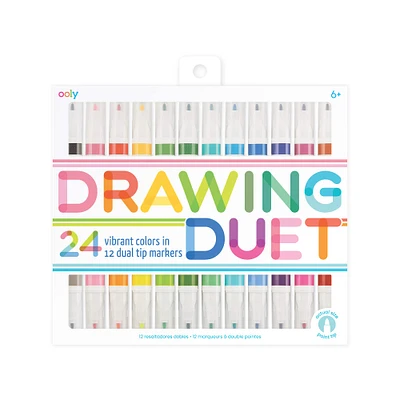 OOLY Drawing Duet Double-Ended Markers Set