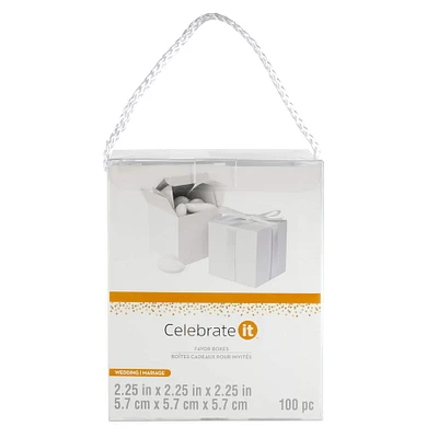 White Favor Box Kit by Celebrate It™
