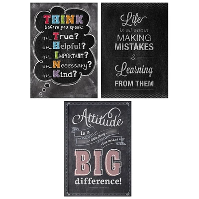 Creative Teaching Press® Chalk It Up! Think Before You Speak Poster Set, 3ct.