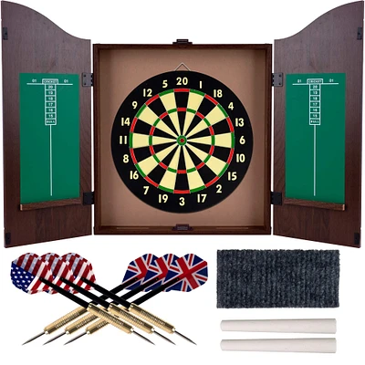 Toy Time Dartboard Cabinet Set