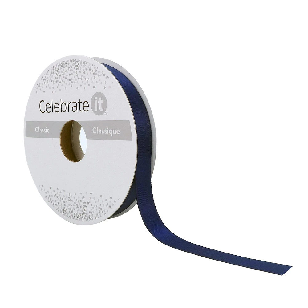 3/8'' x 15 yd. Satin Ribbon by Celebrate It®360