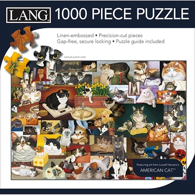 Lang American Cat 1000 Piece Jigsaw Puzzle