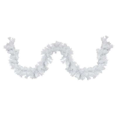 9ft. Icy White Iridescent Spruce Christmas Garland