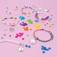 8 Pack: Make It Real™ Rainbows & Pearls DIY Jewelry Kit