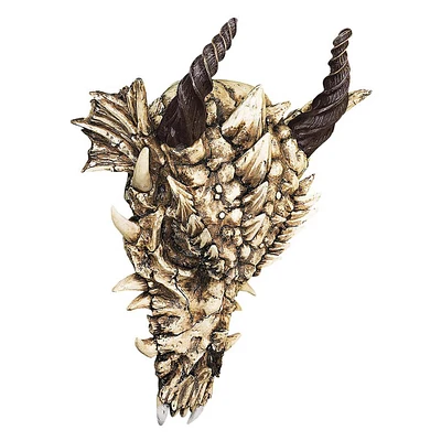 Design Toscano Small Stoker's Moors Dragon Skull Sculpture