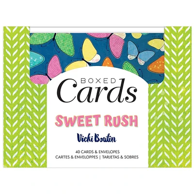 American Crafts™ 4.375" x 5.75" Vicki Boutin Sweet Rush A2 Cards With Envelopes, 40ct.