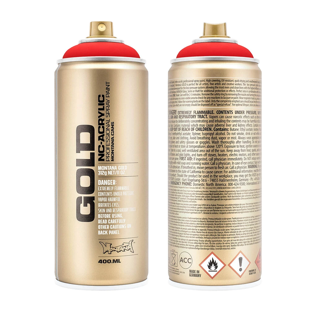 Montana™ Cans GOLD Flash Color Spray Paint, 400mL