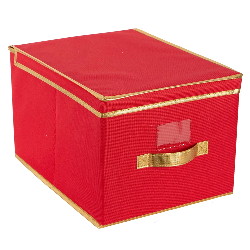 Simplify Red Holiday Jumbo Storage Box