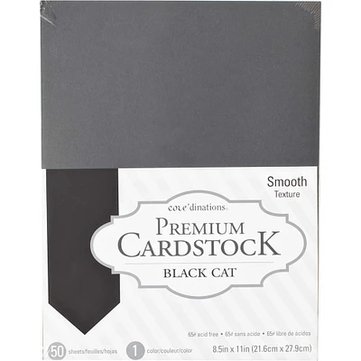 Core'dinations® 8.5" x 11" Smooth Cardstock Paper, 50 Sheets