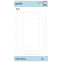 Spellbinders® Scallop Facade Frame Etched Die Set