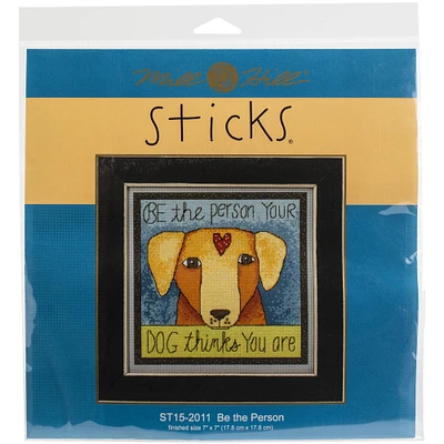 Mill Hill® Sticks® Be the Person Counted Cross Stitch Kit