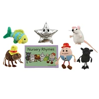 Nursery Rhymes Finger Puppets & Book Set