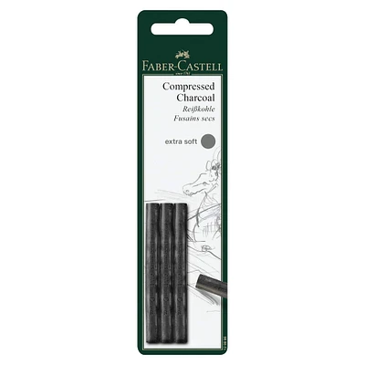 Faber-Castell® Soft Compressed Charcoal Sticks