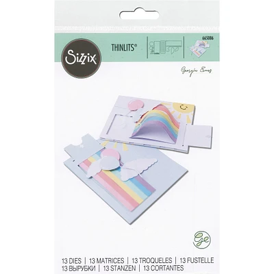 Sizzix® Thinlits™ Die Card Rainbow Die Set