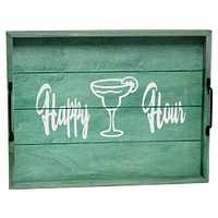 Elegant Designs™ 15.5" Happy Hour Serving Tray with Handles