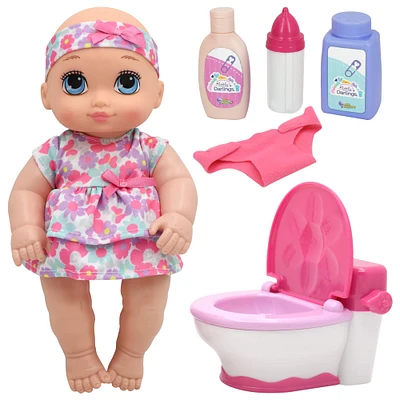 Little Darlings It's My Potty 10" Doll With Potty Chair