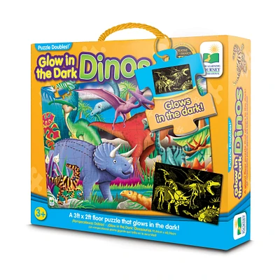 Puzzle Doubles!® Glow in the Dark Dinos 100 Piece Puzzle