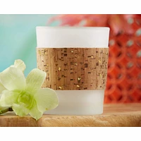 Kate Aspen® Tropical Chic Gold Glitz Cork Wrapped Tea Light Holder, 12 Pack