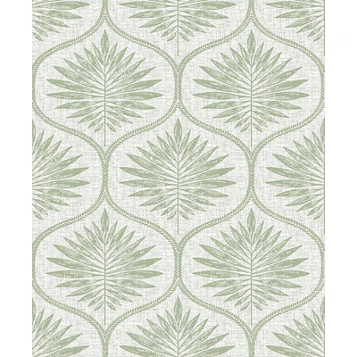 Wallpops Green Primitive Leaves Peel & Stick Wallpaper