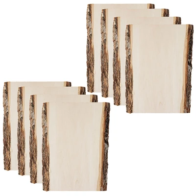 12 Pack: 11" Basswood Rectangle Plaque by Make Market®